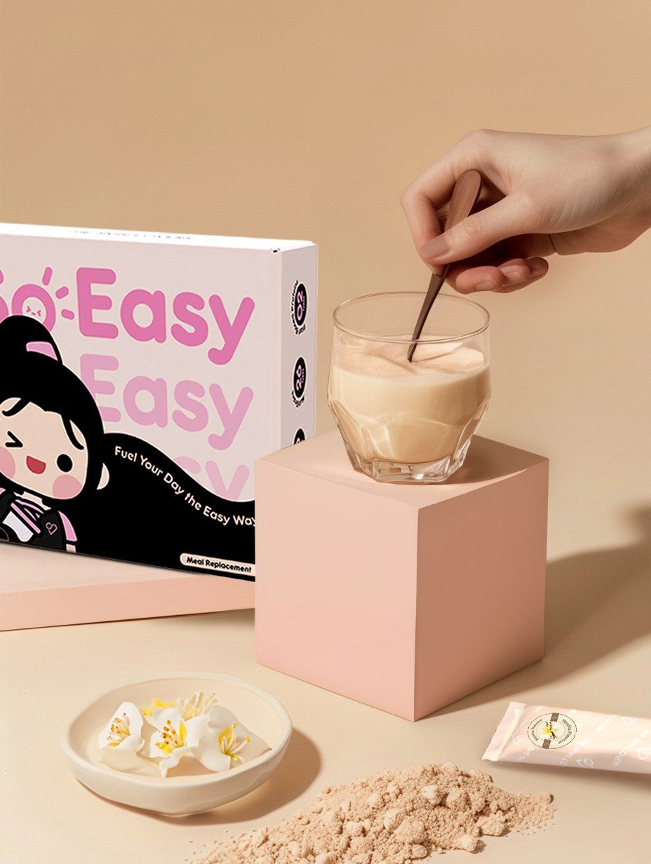 So Easy vanilla shake lifestyle poster by NaVi Marketing